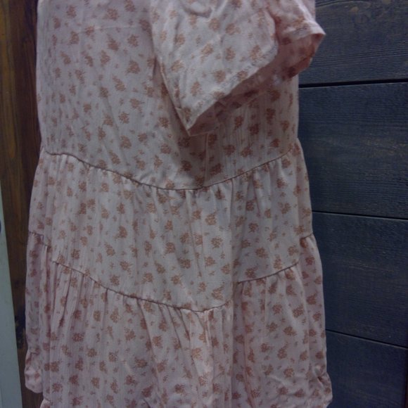 Cang Floral Top With Back Tie M L USA - Picture 8 of 11